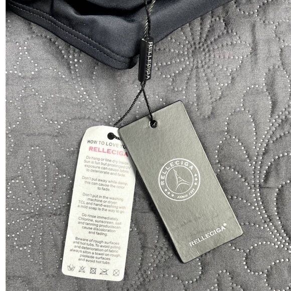 RELLECIGA Vintage Inspired Strapless Tummy Control 1pc Swimsuit Swimwear SZL:NWT - Picture 10 of 16